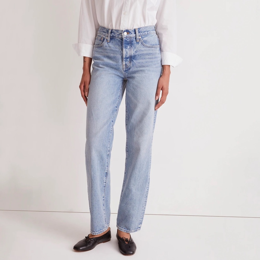 Madewell Light Blue Straight Leg Jeans